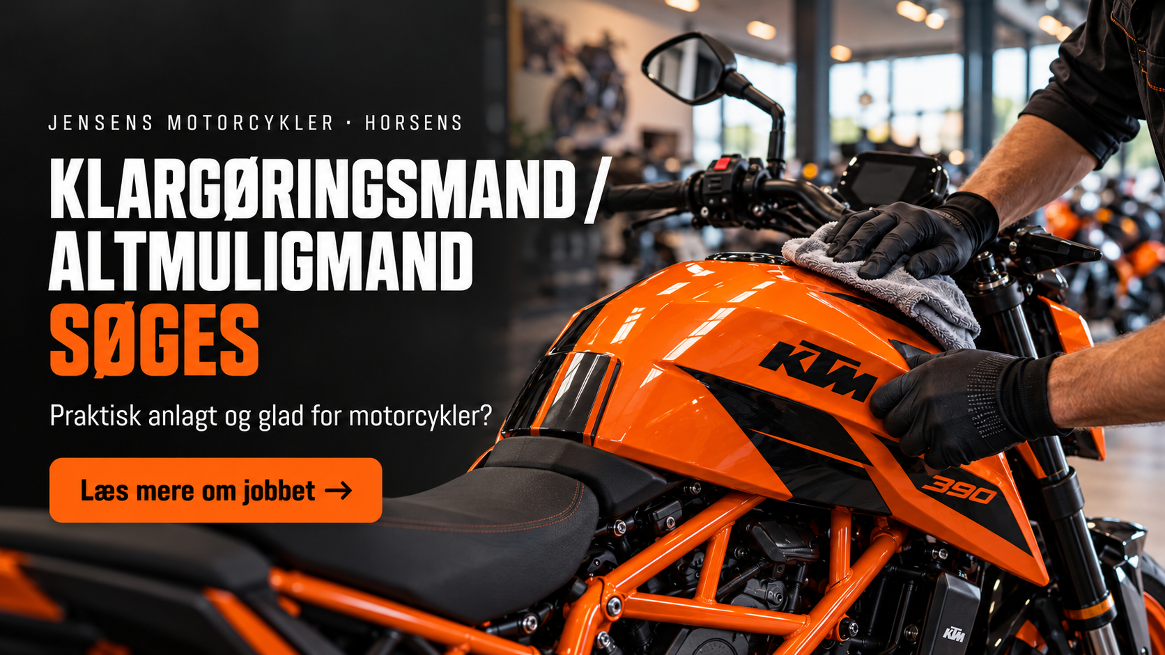Klarg&oslash;ringsmand / altmuligmand s&oslash;ges - l&aelig;s mere om jobbet